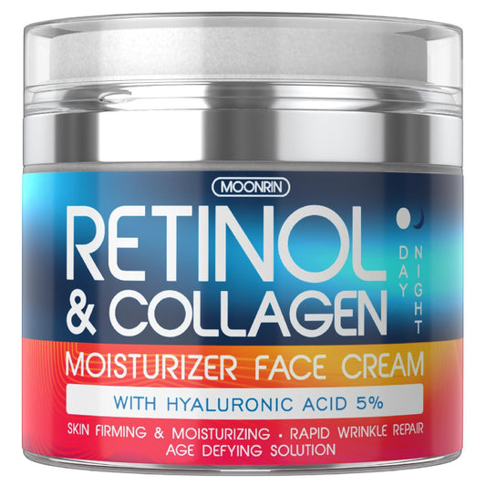 Retinol Cream for Face   Collagen and Retinol Moisturizer with